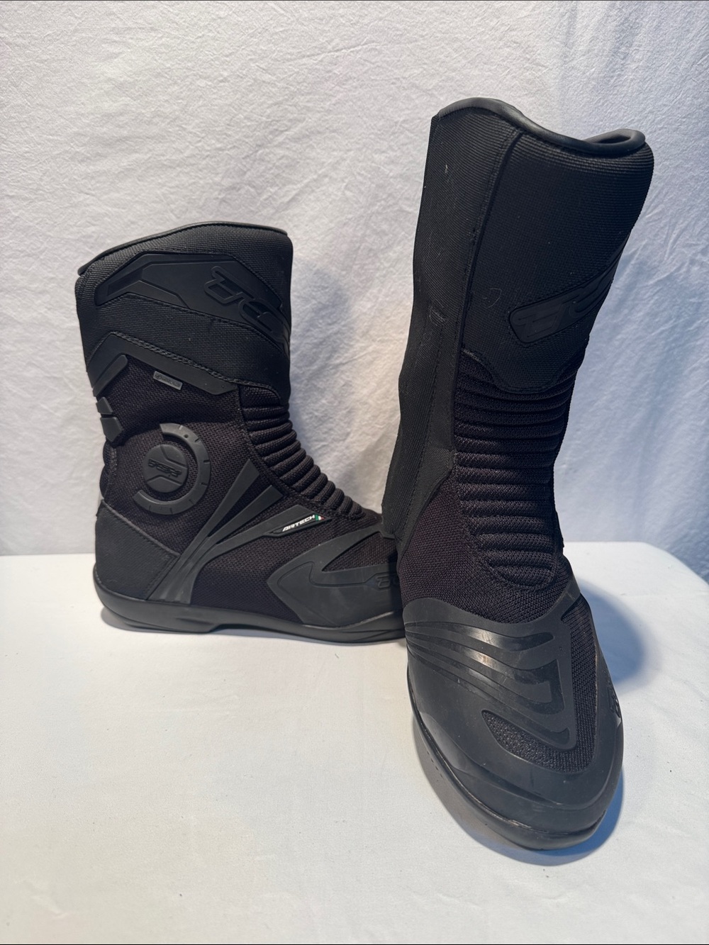GORE-TEX Men's Black Waterproof Motorcycle Boots